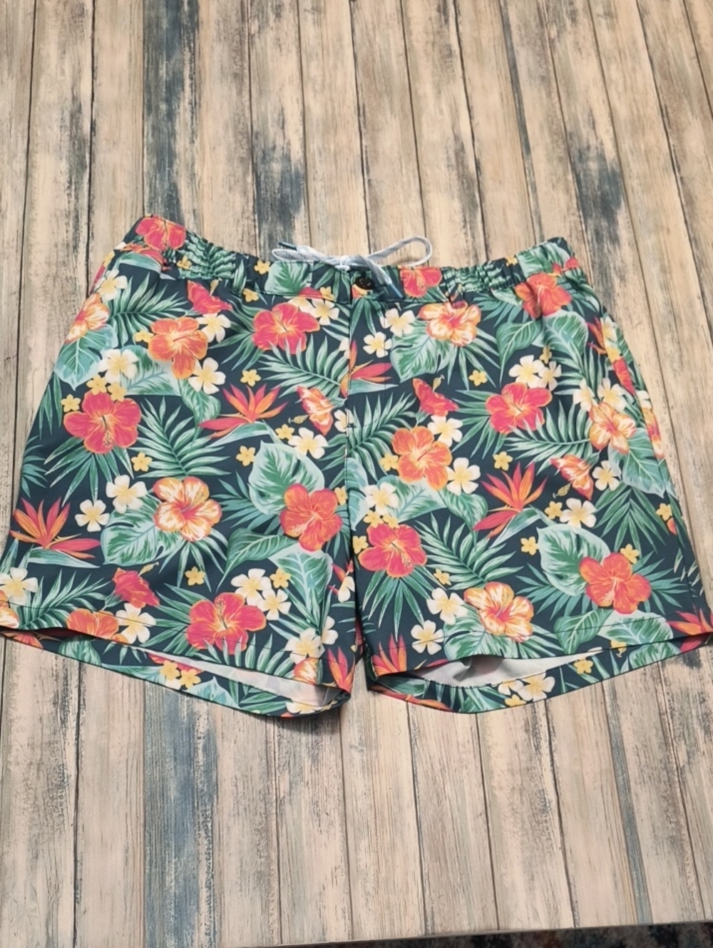 Men's XXL Chubbies Everywhere Floral Swim Trunks